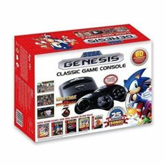 SEGA Genesis Mega Drive Retro Video Game Console With 80 Classic Games